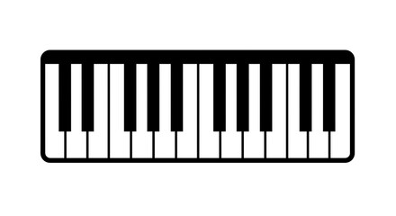 Fototapeta premium Piano Keyboard Keys Illustration Music Instrument