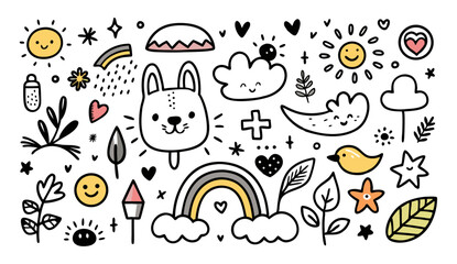 Fun Highlight and Memo Sketch Vector Pack