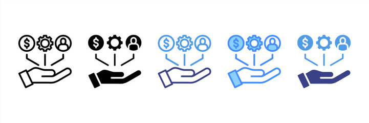 Resource Allocation Icon