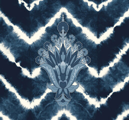 abstract background with ikat