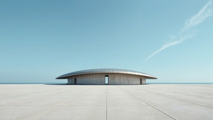  Modern Architectural Structure Under Clear Sky