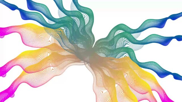 abstract graphic design.Wave swirl swoosh, teal color flow. Sea water wave, undulate air wind curve. Smooth dynamic twisted lines, abstract modern design