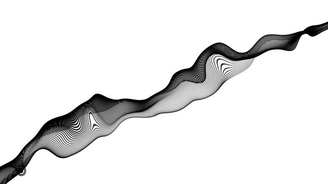abstract graphic design.Wave swirl swoosh, teal color flow. Sea water wave, undulate air wind curve. Smooth dynamic twisted lines, abstract modern design