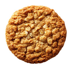 Baking fresh oatmeal cookies kitchen food cozy atmosphere delicious treats isolated on transparent background