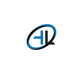 HL logo design , hl letters logo, hl monogram , hl initials logo design vector