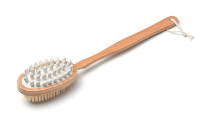 Double-sided body scrub brush
