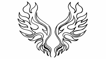 eagle wings, detailed feather patterns