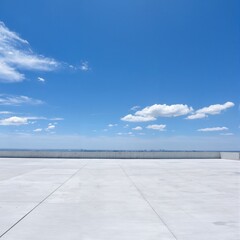 blue sky and white clouds