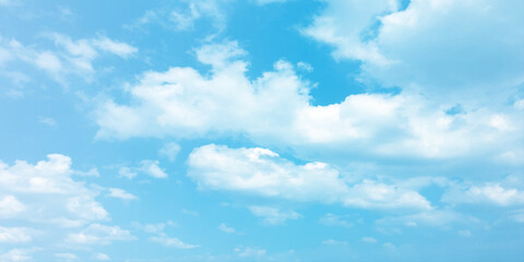 Blue soft sky clouds, light bright sunny, crystal effect background image, a storm canvas, Fresh air weather atmosphere, sunlight, landscape