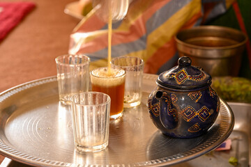 Service du thé en Mauritanie