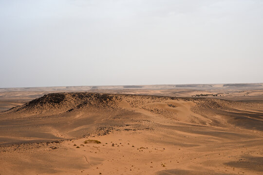 Paysage de la structure de Richat dans l'Adrar en Mauritanie
