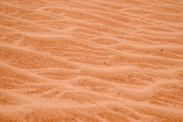 Détail des dunes de sable du Sahara en Mauritanie
