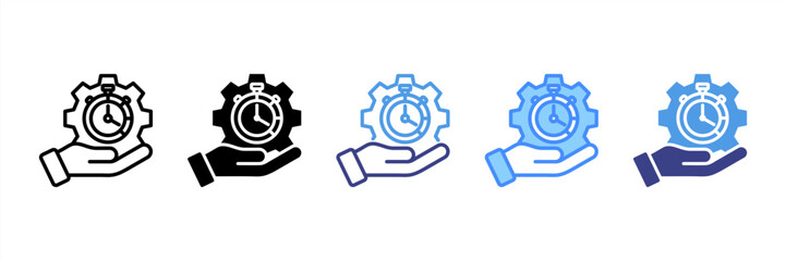 Time Allocation Icon