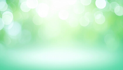 green bokeh abstract background