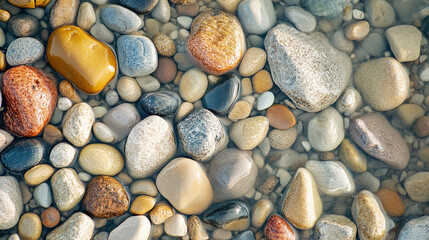 Top View Photo of Rocky Shore Capturing Natural Coastal Beauty, Textured Rocks, and Ocean Waves from Above.

