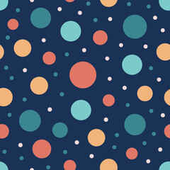 seamless polka dots pattern