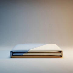 Creative Event Stage with Angled Light Partitions