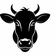 cow isolated on white