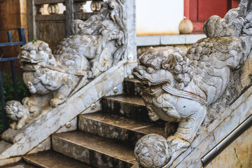 Scenery of Guandu Ancient Town, Kunming, Yunnan Province, China, Tuzhu Temple