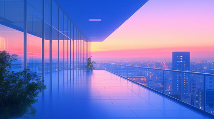 Obraz premium sunset over the bridge