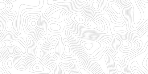 Obraz premium Abstract topographic contours map background White wave paper curved Contour maps. Vector illustration.