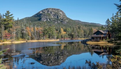 Fototapeta premium Vibrant ice patterns on a frozen lake showcasing nature s stunning winter artwork