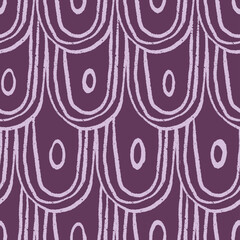 Abstract Purple Scale Pattern Seamless Texture Design for Fabrics, Wallpapers, and More