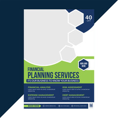 Marketing flyer for finance firms offering insurance, wealth planning, and tax services, designed to enhance visibility across digital platforms
