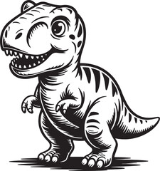 Fototapeta premium dinosaur line art design transparent background stock photos premium quality