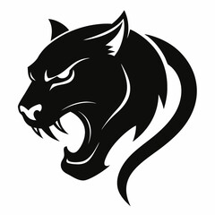 Vector illustration of a panther