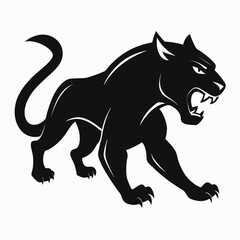 Vector illustration of a panther