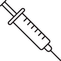 Syringe Icon – Medical Injection Vector Illustration