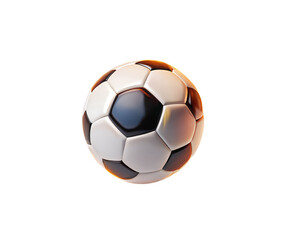 Fototapeta premium soccer ball isolated on white background.PNG Transparent file type with high definition picture quality available.