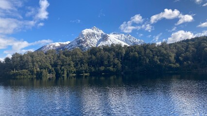 lake, mountain, water, landscape, nature, mountains, sky, reflection, snow, river, clouds, tree, forest, park, summer, scenic, travel, outdoors, wilderness, panorama, view, glacier, canada, rock