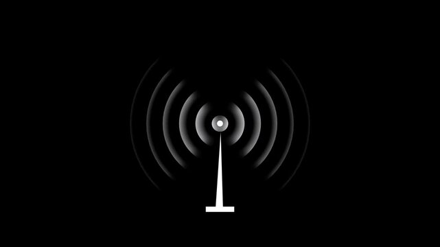 Wi-fi wireless internet network net connection icon logo wi-fi . technology wireless signal icon .