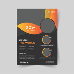 Professional Services Flyer Template, Corporate Business Flyer Template,