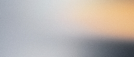 Smooth noise texture grainy gradient background, gray yellow orange white glowing abstract banner, poster header backdrop design