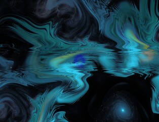 Naklejka premium Imaginatory fractal abstract background Image