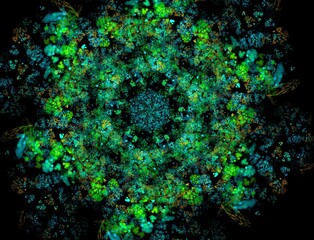 Imaginatory fractal abstract background Image