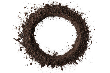 Dirt Frame Soil Pile In Sh  isolated on a transparent background