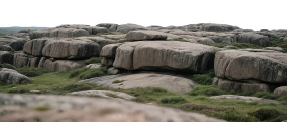 rural landscape of land's end in cornwall england the most westerly point of england on the penwith peninsula cornish coast slider banner carousel concept png transparent background