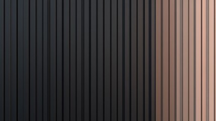 Vertical panel design with gradual color transition.