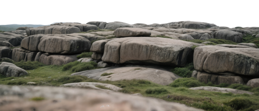rural landscape of land's end in cornwall england the most westerly point of england on the penwith peninsula cornish coast slider banner carousel concept png transparent background