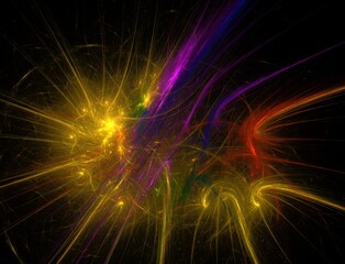 Imaginatory fractal abstract background Image