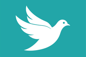 Fototapeta premium the-dove-is-a-symbol-of-peace--vector-illustration.eps