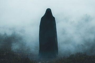 A wraith hovering above the ground