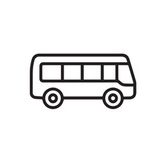 vector bus icon
