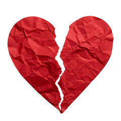 The Anguish of a Broken Heart Exploring Emotional Pain isolated on transparent background