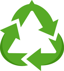 Eco arrows icon perfect for reduce reuse recycle themed projects and sustainability designs
