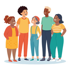 Obraz premium group of people exercising